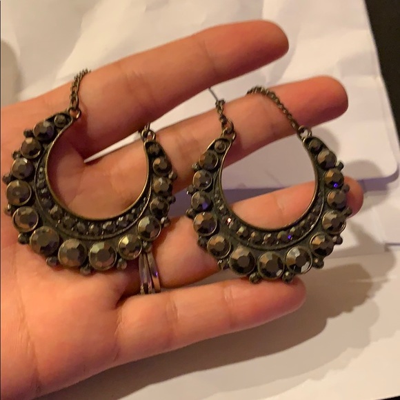 Gorgeous rhinestone earrings - Picture 4 of 4